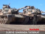 TSK, Suriye' nin Kobani sınırında askeri tatbikat gerçekleştirdi