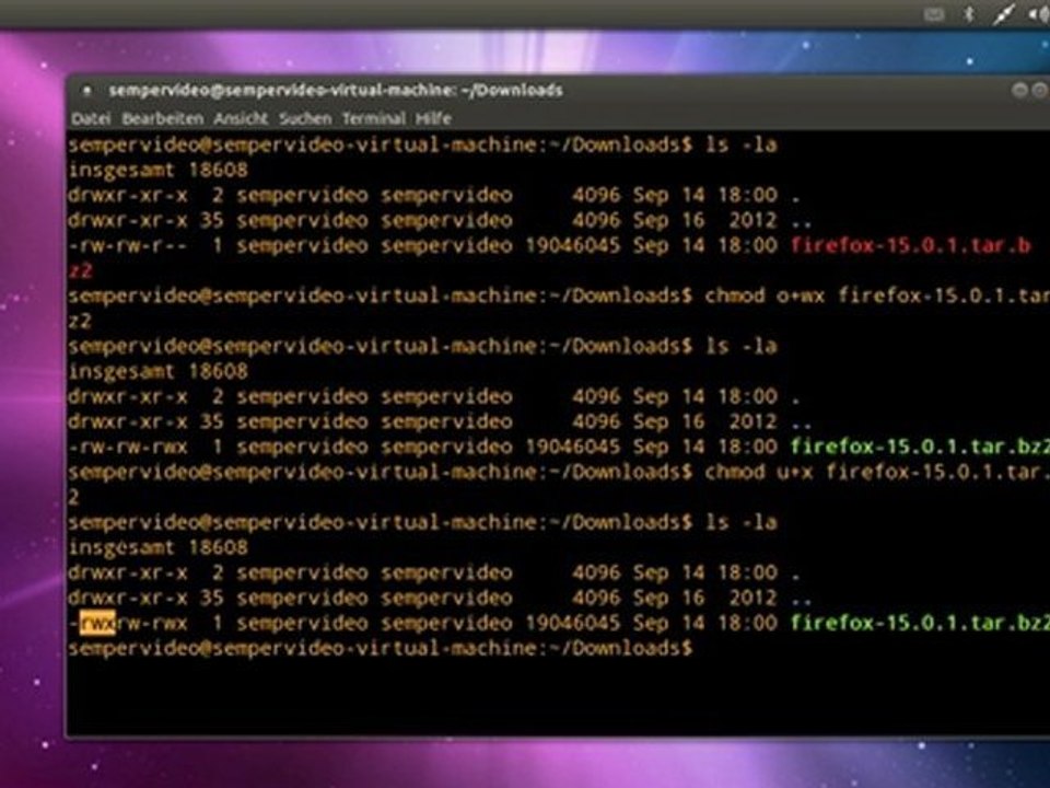 Ubuntu: chmod Befehl erläutert