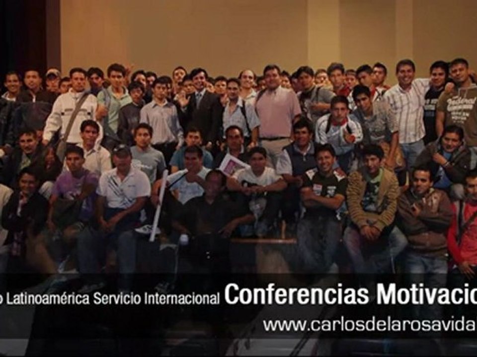 Conferencista Motivacional Carlos de la Rosa Vidal
