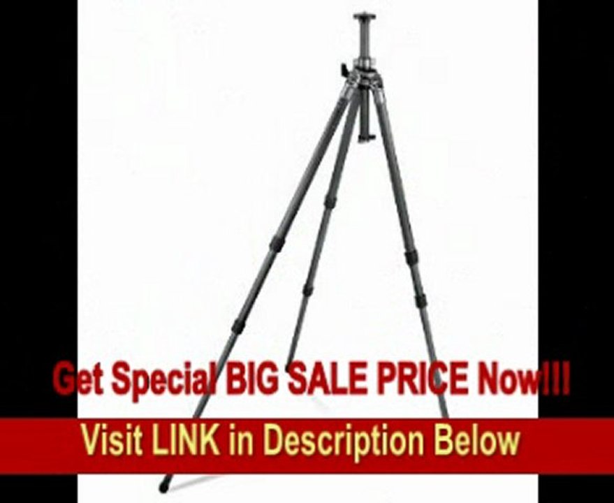 Gitzo GT2531LVL Series 2 6X Carbon Fiber 3-Section Leveling Tripod with G-Lcok - Replaces GT2530LVL