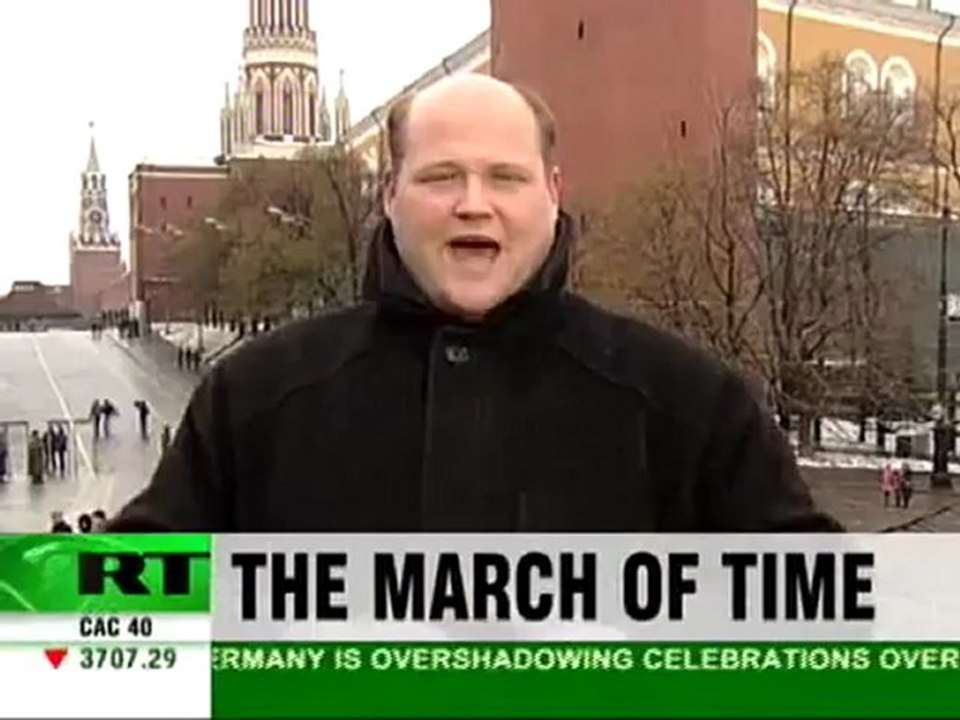 WW2 tanks in the heart of Moscow