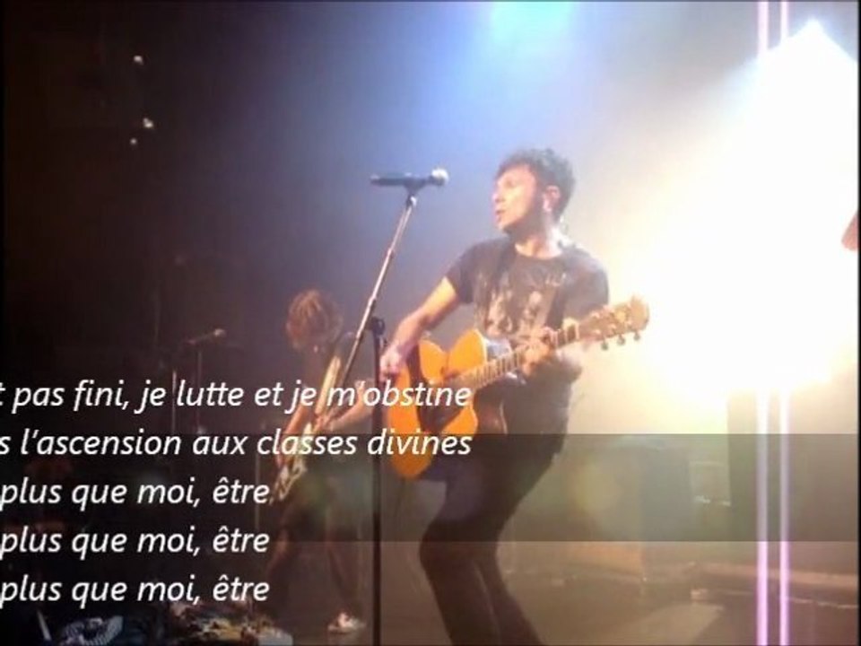 Eiffel - Je m'obstine - live@La Citrouille  +paroles