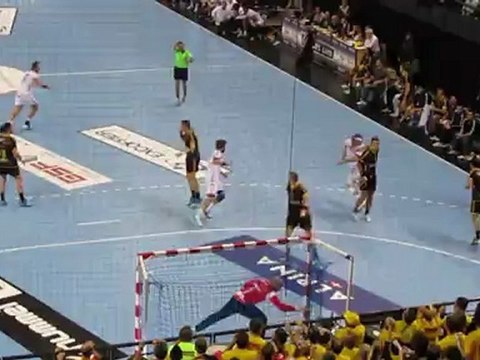 Tir en appui de Mikkel Hansen - Chambéry vs PSG