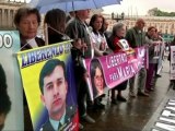 Demonstrations in Bogota for FARC victims amid peace talks