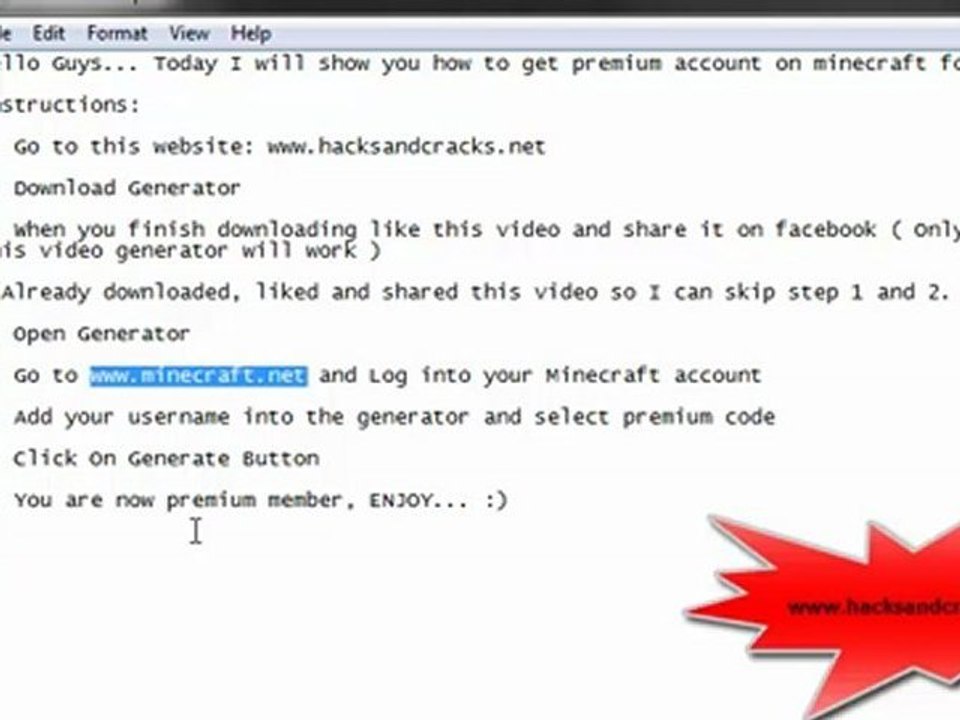 Working Free Minecraft Premium Generator [Tested]