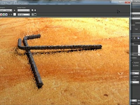 Création clé Allen 3dS max en Speed Art