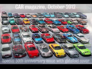 A time-lapse video of CAR magazine's 50th anniversary issue cover