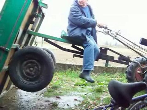 Remorque basculante motoculteur