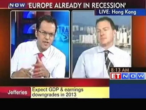 Expect GDP, earnings to downgrade in 2013- Jefferies