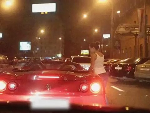 Как телки ведутся на Феррари