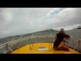 Big storm, pilot boats in 10m waves