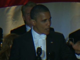 Obama, Romney speak at fundraising dinner