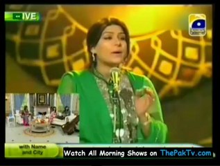 Utho Jago Pakistan With Dr Shaista - 19th October 2012 - Part 4