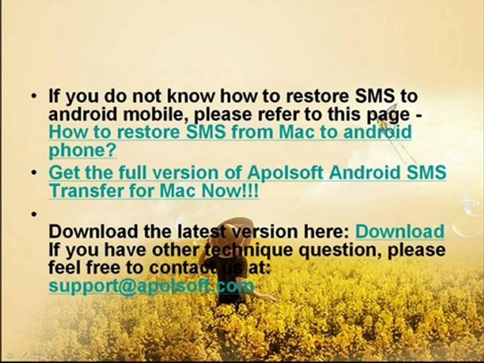How to backup sms from Android on computer with PC Tool