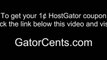 Gator Host - Website Hosting Coupon Code: GATORCENTS