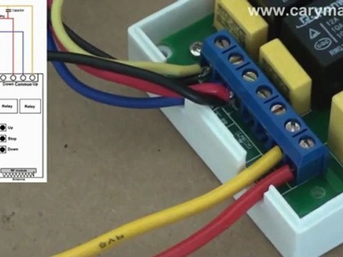 Remote Control Single Phase Capacitor Start Motor Forward & Reverse