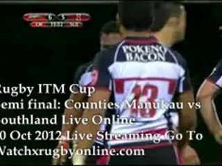 Rugby Southland vs Manukau Live Playing