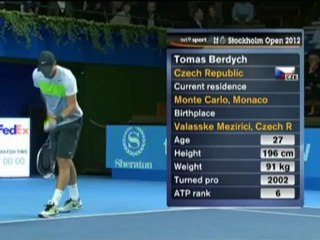 A Stoccolma, Berdych lo az...Zopp..a e si qualifica per Londra