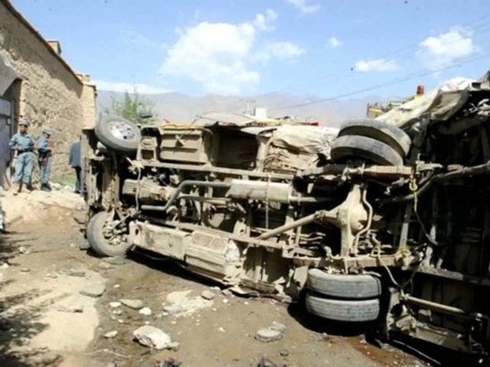 Huit morts dans l'attentat d'un bus à Kaboul