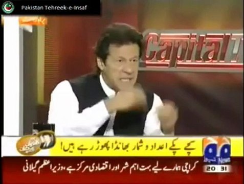 Geo News Imran Khan on Capital Talk with Hamid Mir (May 31, 2012)