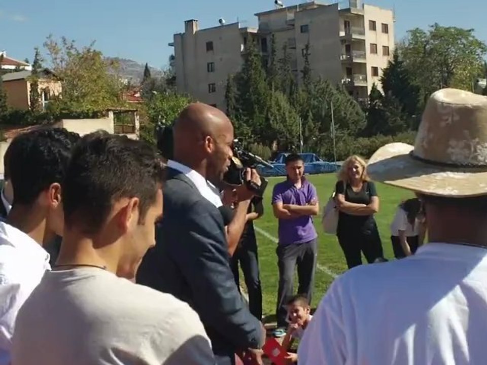 Boumsong stin ekdilosi tis FARE Prasina Nea