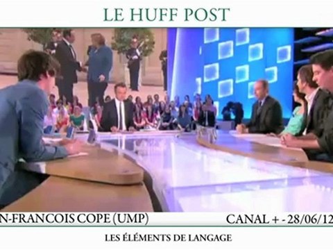 Comment fait Jean-François Copé pour montrer son désaccord ?