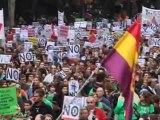 Протесты студентов в Испании продолжаются 3 день