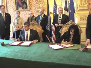 Visite en France de Jay Dardenne, lieutenant-gouverneur de Louisiane (17.10.12)