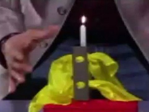 Candle through silk by Uday - Magic Trick