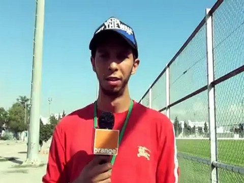 الطاهر بن مراد ؛ الفائز بمسابقة اورنج روبورتر لمباراة الترجي - مازمبي