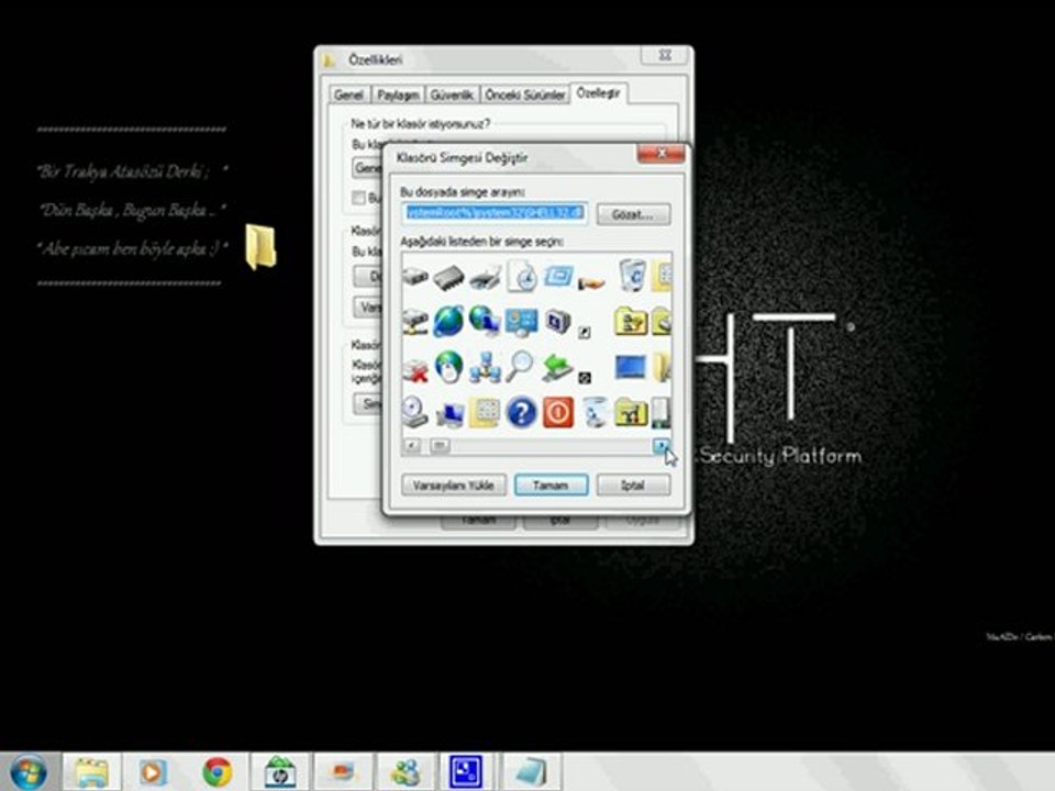 Görünmez Klasör Yapma