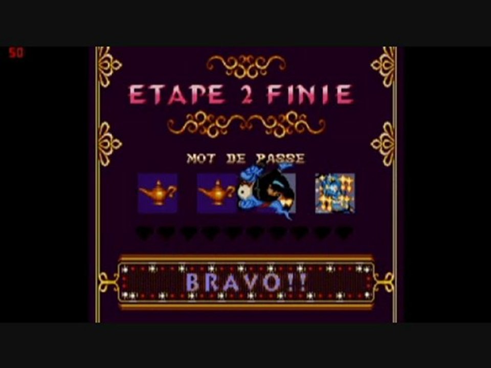 Walkthrough Aladdin snes - partie 2 -