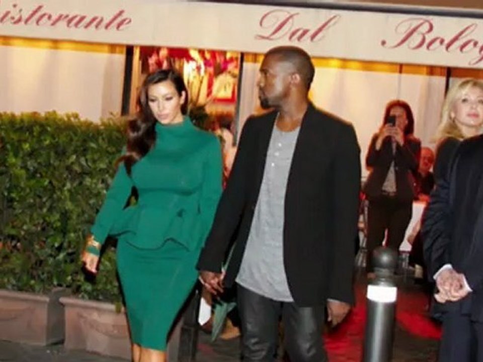 Kim Kardashian und Kanye West beim leidenschaftlichen Kuss