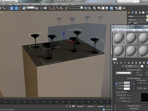 Création de verres sous 3dS Max