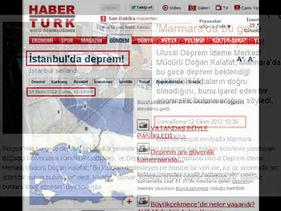 Bir Depremin Hikayesi