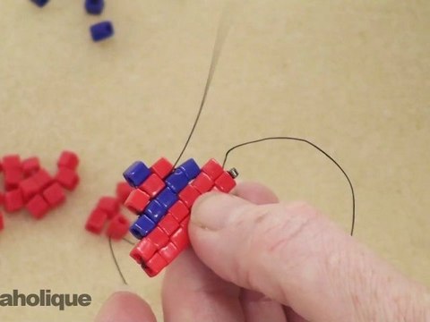 How to Perform Decreases in Square Stitch Bead Weaving