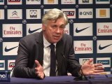 PSG Stade de Reims : La conférence de presse de Carlo Ancelotti