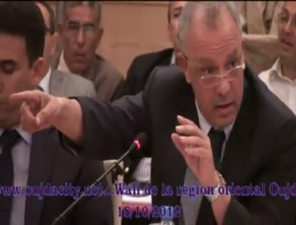 محمد مهيدية والي الجهة الشرقية عامل عمالة وجدة انكاد في رده على احتجاج عمر حجيرة