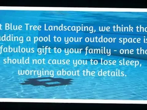 in ground pool - Blue Tree Landscaping, Inc.