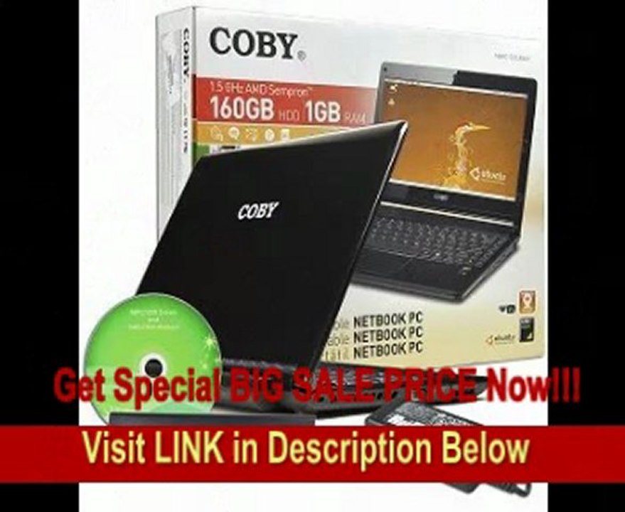 Coby NBPC1220 Sempron 1.5GHz 1GB 160GB 12.1" Netbook Ubuntu 9.10 w/Webcam (Black) REVIEW