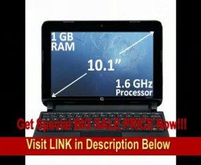 HP Compaq Presario CQ10-688NR 10.1 Netbook Intel ATOM N455 1.66 GHz 1GB Ram 250GB HDD Intel GMA 3150 Windows 7 Starter  FOR SALE