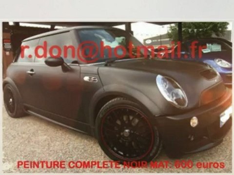 lotus, lotus noir mat, 2 eleven, elise,exige, 340 r esprit, seven, elan, evora, covering peinture noire mat, lotus