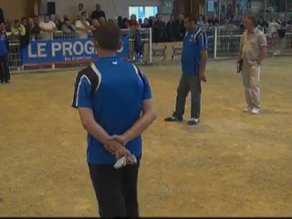 Demi-finale de l'International à pétanque de BRON 2012