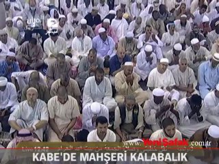 Kabe'de mahserİ kalabalık