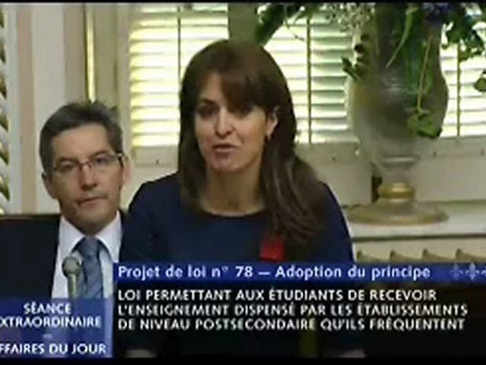 Quebec en lutte - l opposition a la parole