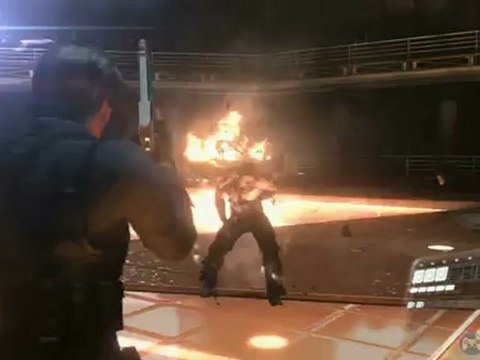 Resident Evil 6 Leon Chapitre 5 - Premier combat contre Simmons