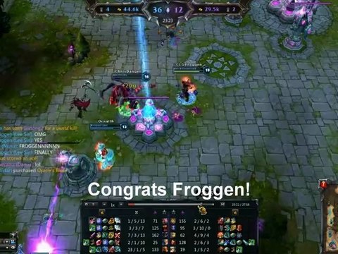Toujours Froggen, toujours Lee Sin - League of legends