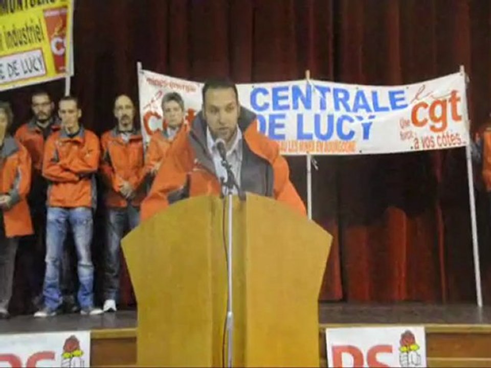 Les "Lucy" s'invitent au congrès fédéral du PS 71 : Claude Martin (CGT) explique (20/10/12)