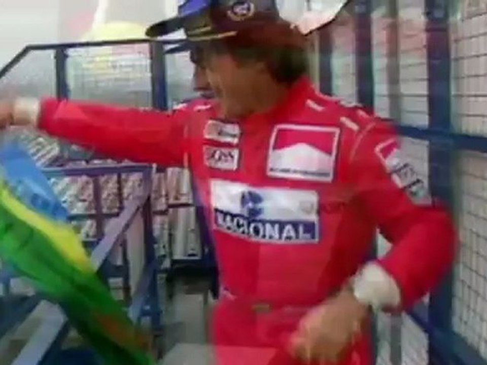 Ayrton Senna inspired by a hero