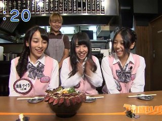 「デカ盛りグルメの世界」 山田菜々・沖田彩華・與儀ケイラ 121016